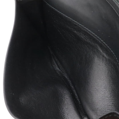 Bottega Veneta Intrecciato Wallet Bifold Long Billfold Leather Black — view 5