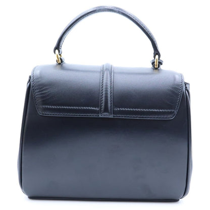 Celine Mini 16 Saise 2-Way Leather Shoulder Bag Black — view 2