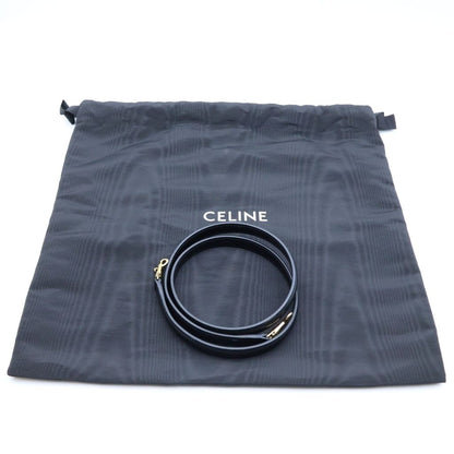 Celine Mini 16 Saise 2-Way Leather Shoulder Bag Black — view 8
