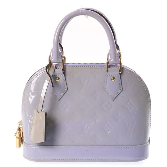 Louis Vuitton Alma BB Monogram Vernis Shoulder Bag Purple