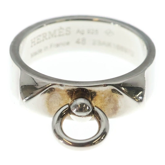 Hermes Collier de Champagne Silver Ring