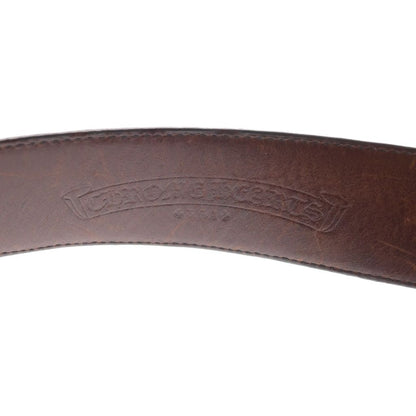 Chrome Hearts Blt Filigree Otj Leather Belt Brown Silver — view 5