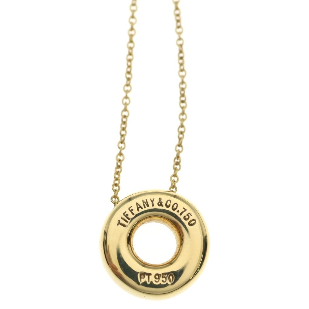 Tiffany & Co Dots Circle Necklace 18k Yellow Gold — view 3