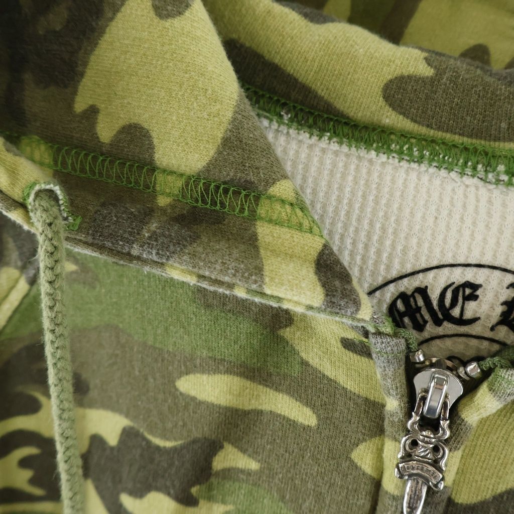 Chrome Hearts Vintage Thrml Sweatshirt HD Zip CH Plus Sleeve CH Print Zip — view 5