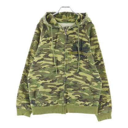 Chrome Hearts Vintage Thrml Sweatshirt HD Zip CH Plus Sleeve CH Print Zip