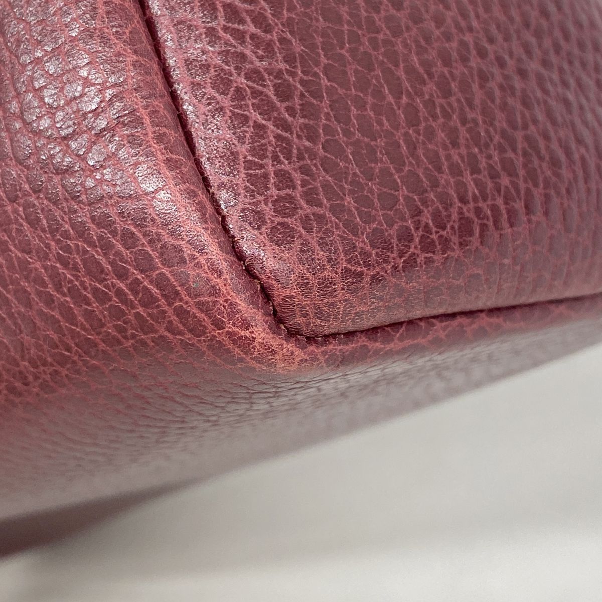 Cartier Vanity Bag Trinity Leather Bordeaux Gold Silver — view 7