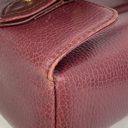 Cartier Vanity Bag Trinity Leather Bordeaux Gold Silver — view 6