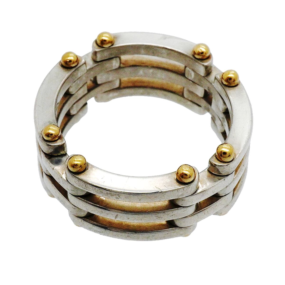 Tiffany & Co Ring Gate 18k Yellow Gold 925 Sterling Silver