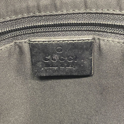 Gucci Shoulder Bag GG Canvas Jackie Brown Black Gold — view 5