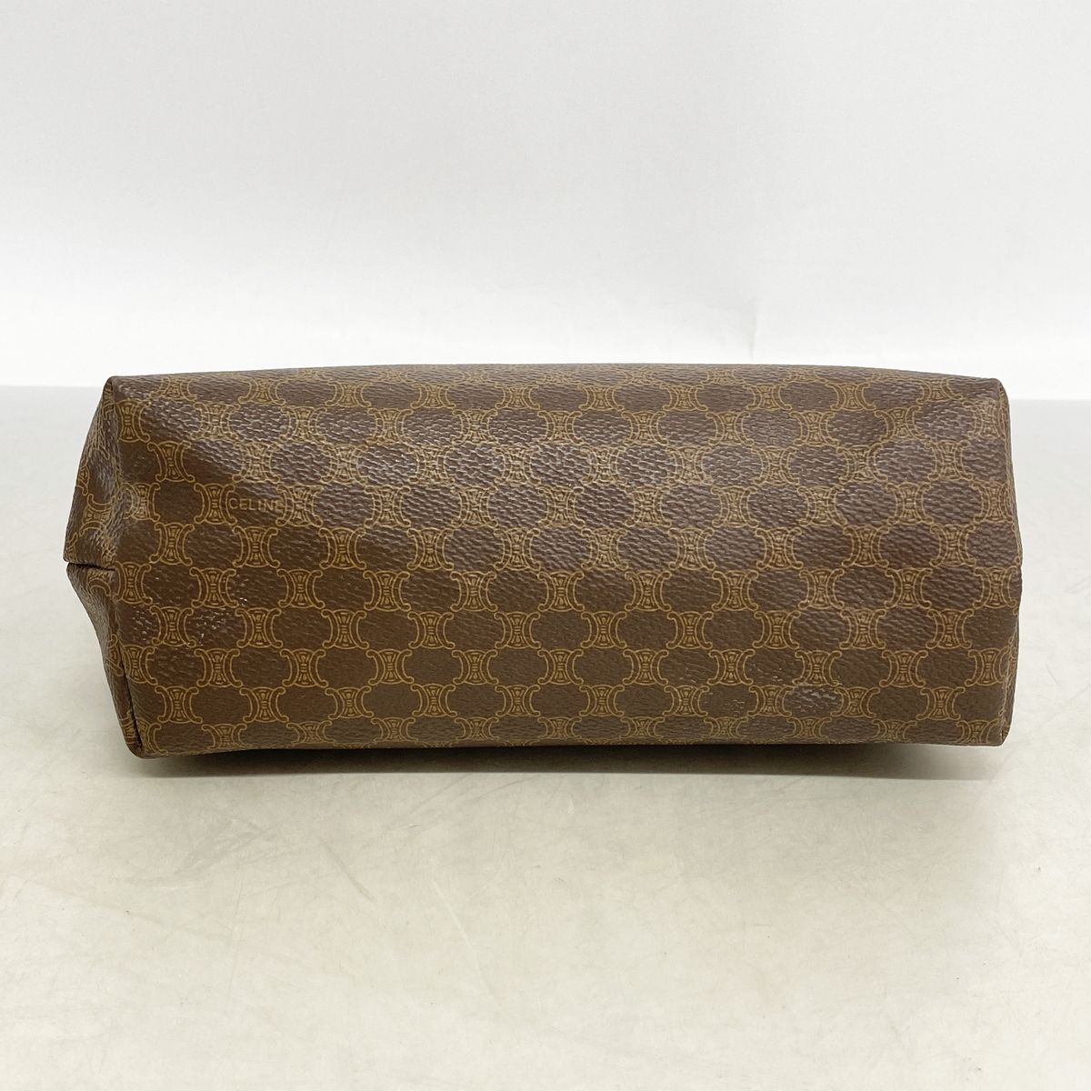 Celine Pouch Macadam Brown Gold — view 3