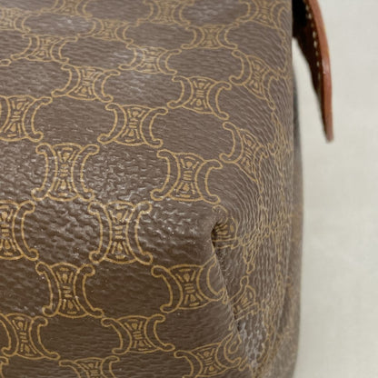 Celine Pouch Macadam Brown Gold — view 8