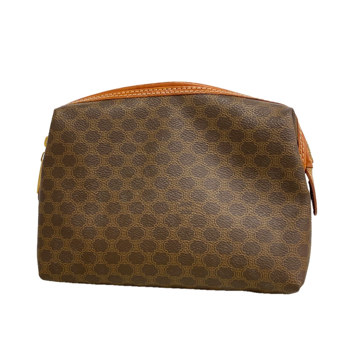 Celine Pouch Macadam Brown Gold