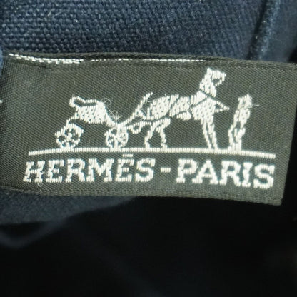 Hermes Tote Bag Fourre Tout MM Canvas Navy Silver — view 5