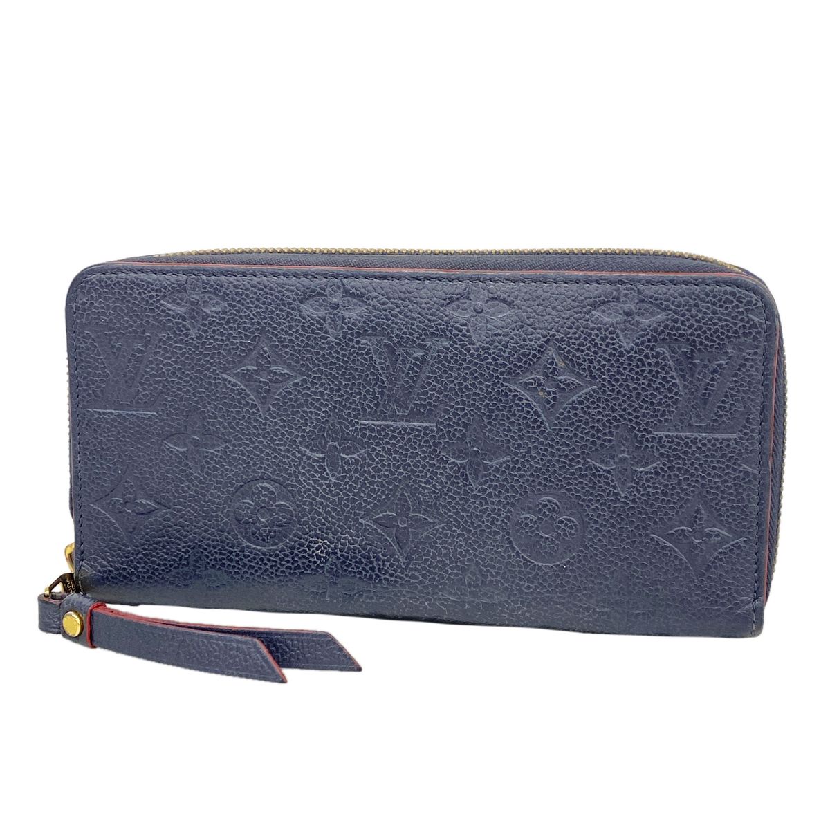Louis Vuitton Wallet Monogram Empreinte Zippy Marine Rouge