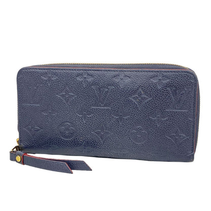 Louis Vuitton Wallet Monogram Empreinte Zippy Marine Rouge