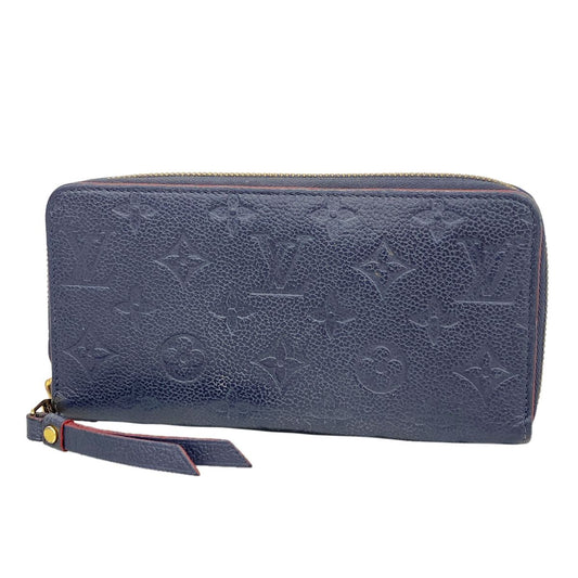 Louis Vuitton Wallet Monogram Empreinte Zippy Marine Rouge