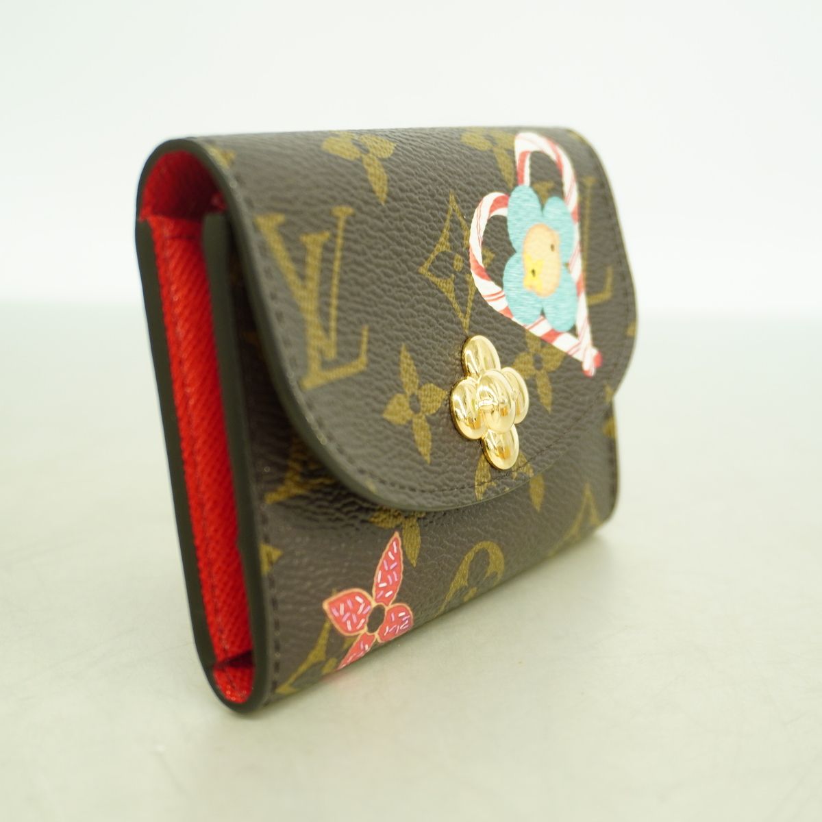 Louis Vuitton Coin Purse Monogram Porte Monnaie Rosalie Candy Red — view 2