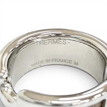 Hermes Olympe Ring Leather Etoupe Silver — view 7