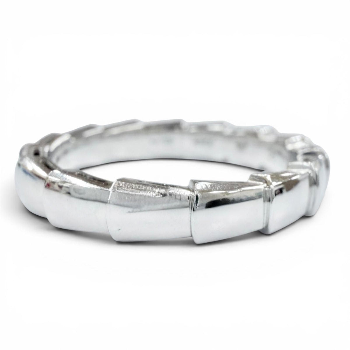 Bvlgari Serpenti Viper Ring White Gold — view 4