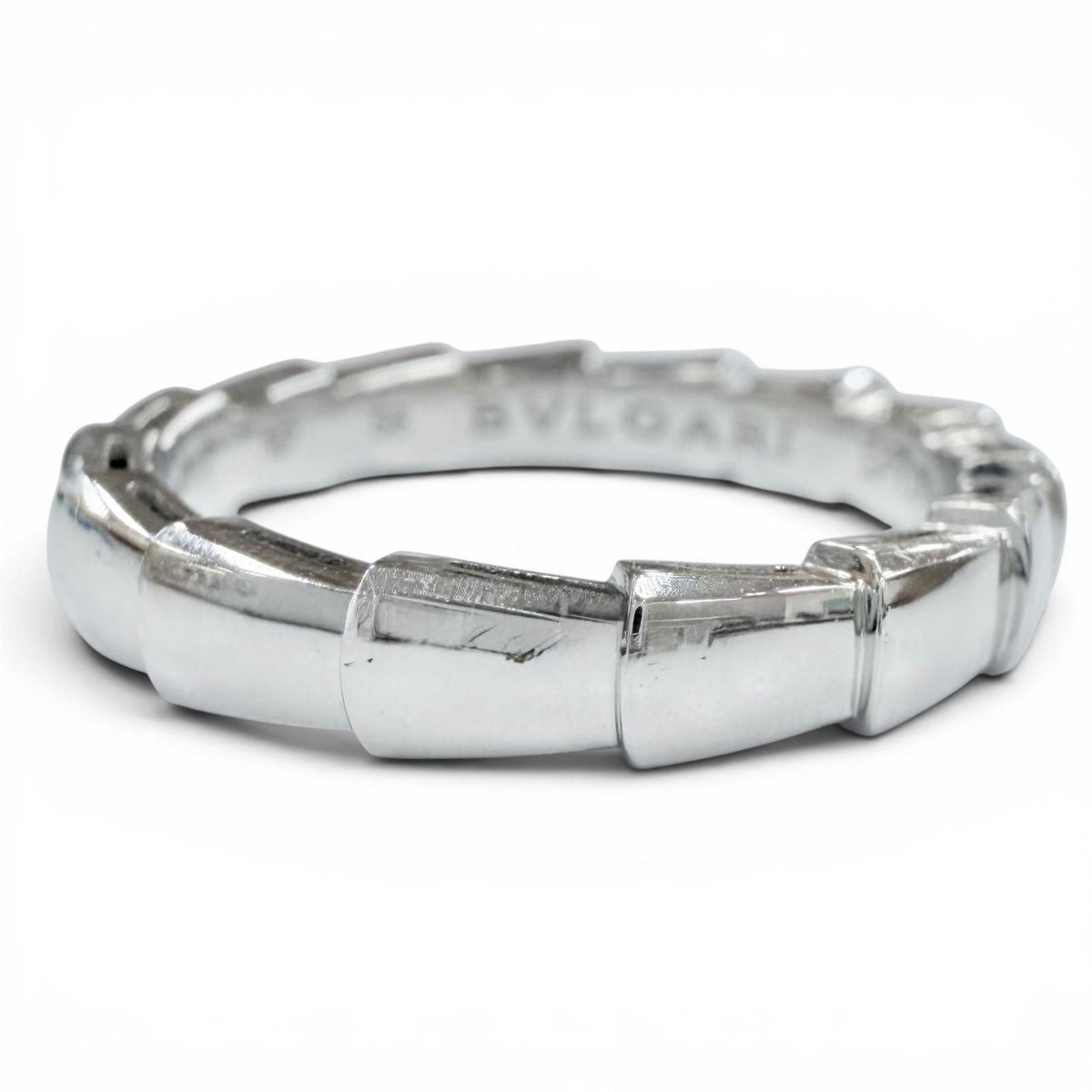 Bvlgari Serpenti Viper Ring White Gold — view 3