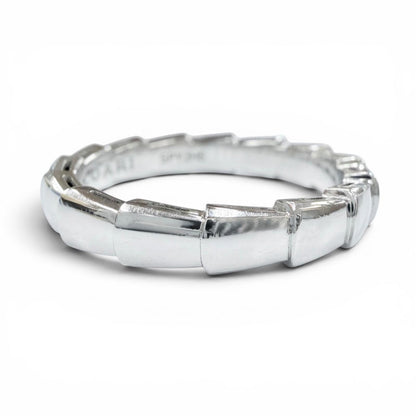 Bvlgari Serpenti Viper Ring White Gold — view 6