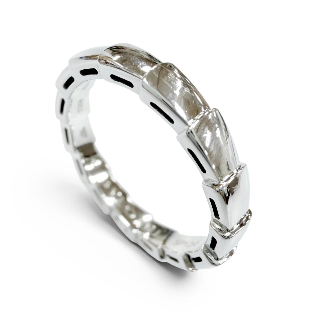 Bvlgari Serpenti Viper Ring White Gold