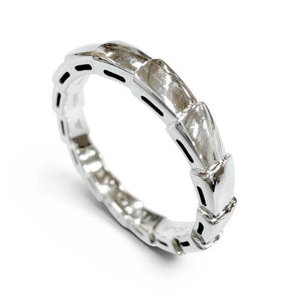 Bvlgari Serpenti Viper Ring White Gold