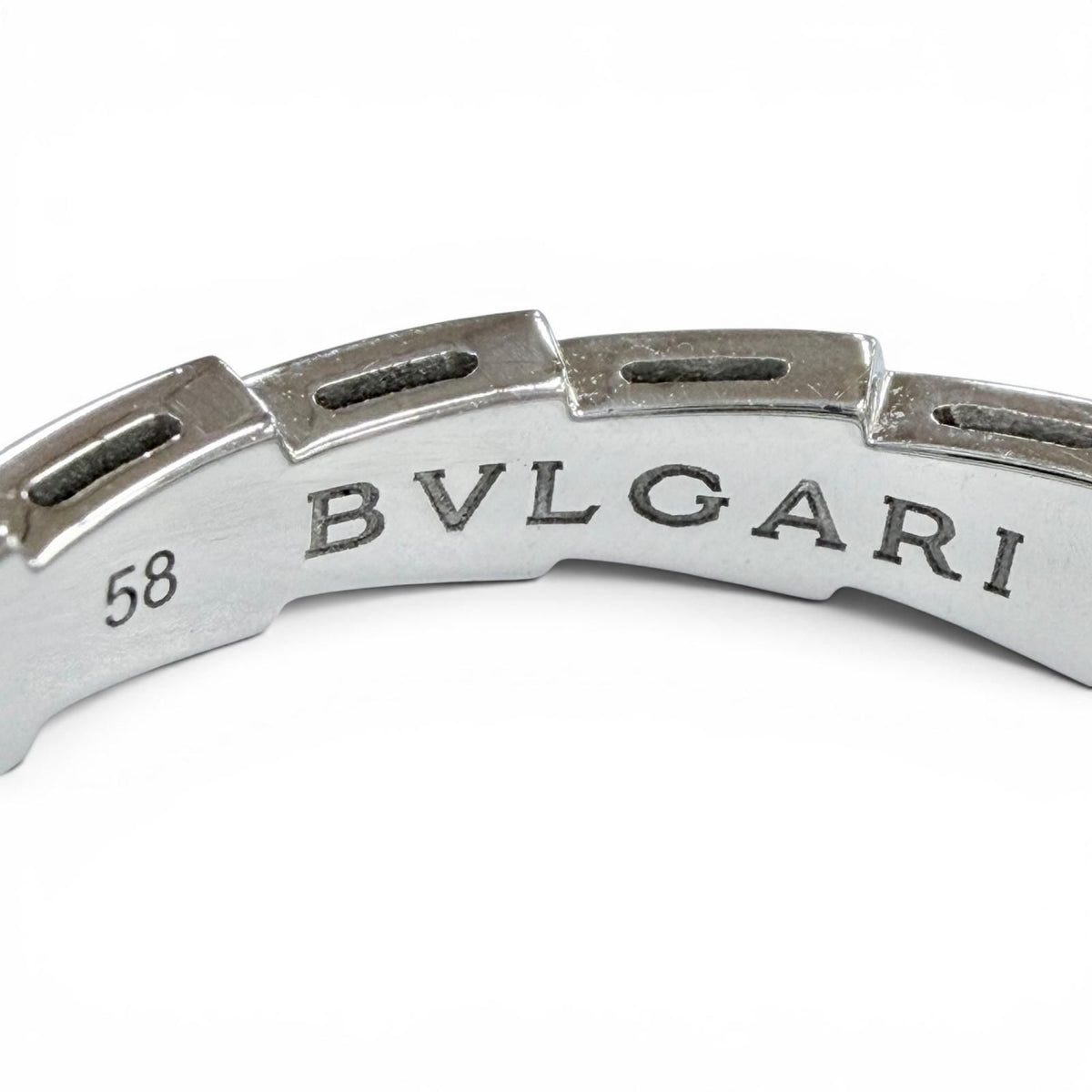 Bvlgari Serpenti Viper Ring White Gold — view 7