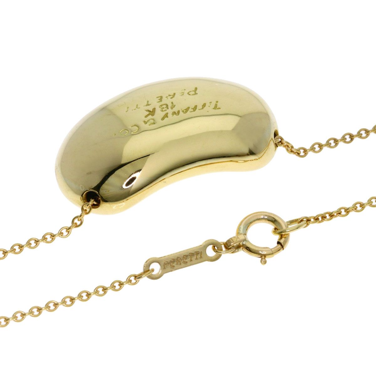 Tiffany & Co Bean Necklace 18k Yellow Gold — view 2