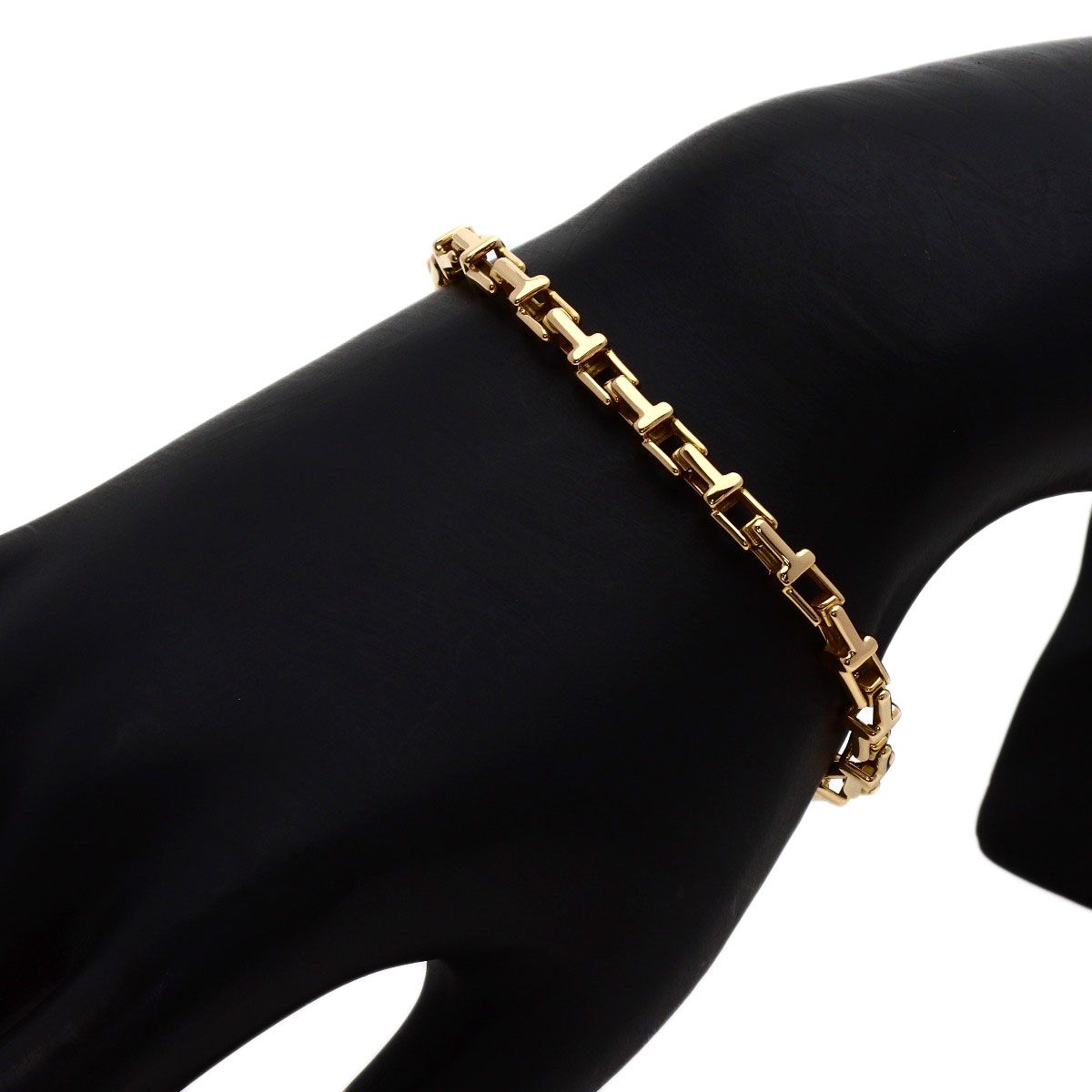 Tiffany & Co T Narrow Bracelet 18k Pink Gold — view 5