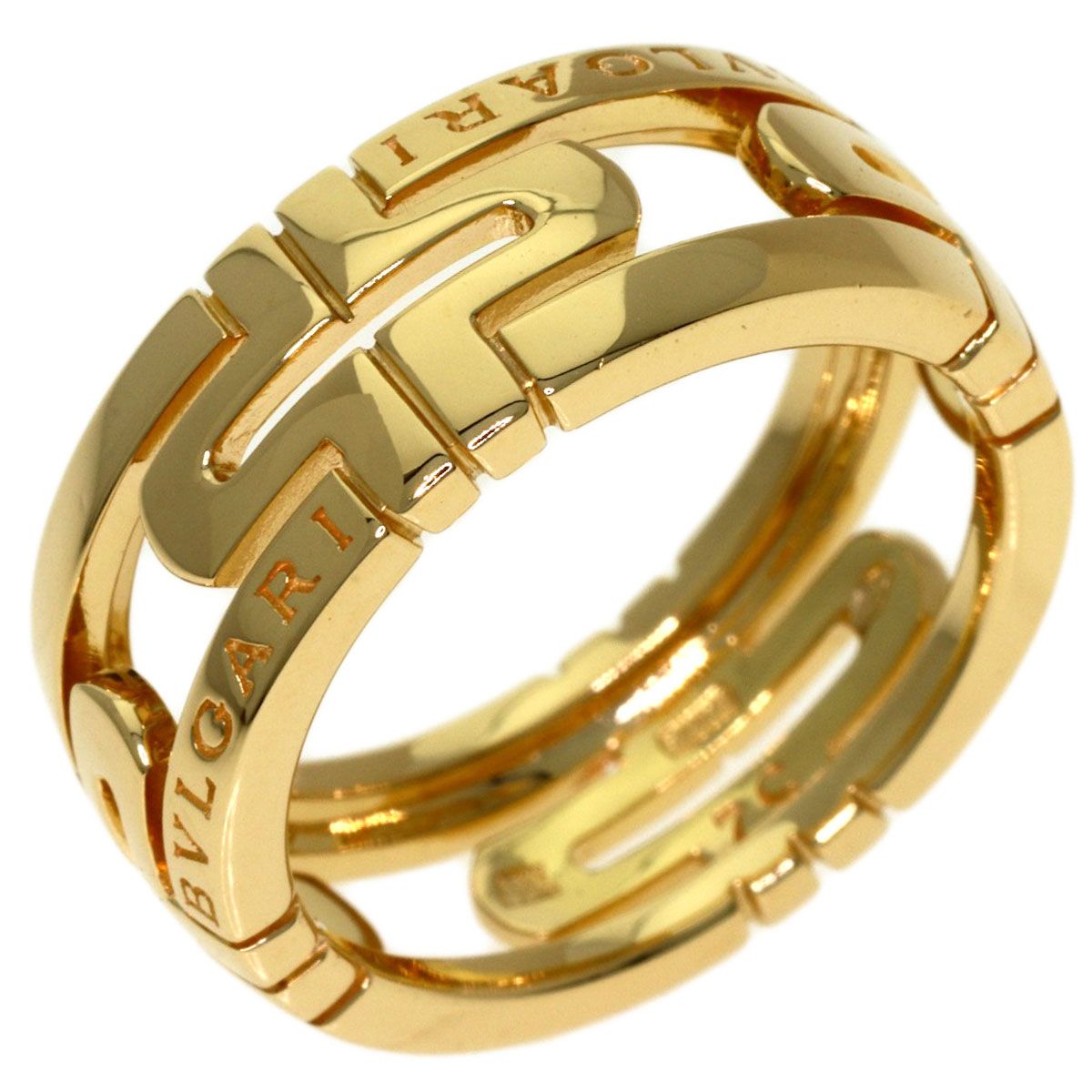 Bvlgari Parentesi Openwork 52 Ring 18k Yellow Gold — view 2