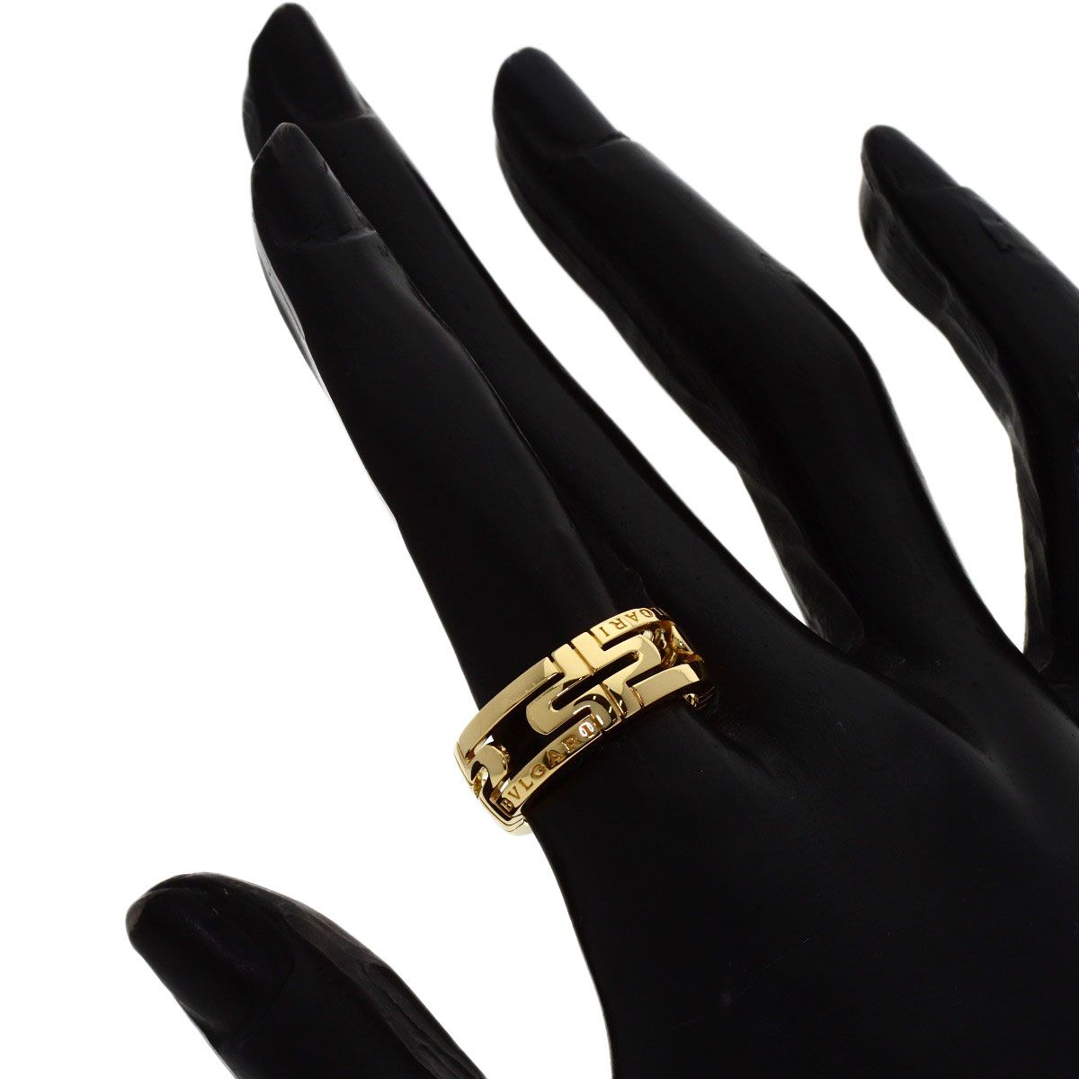 Bvlgari Parentesi Openwork 52 Ring 18k Yellow Gold — view 6