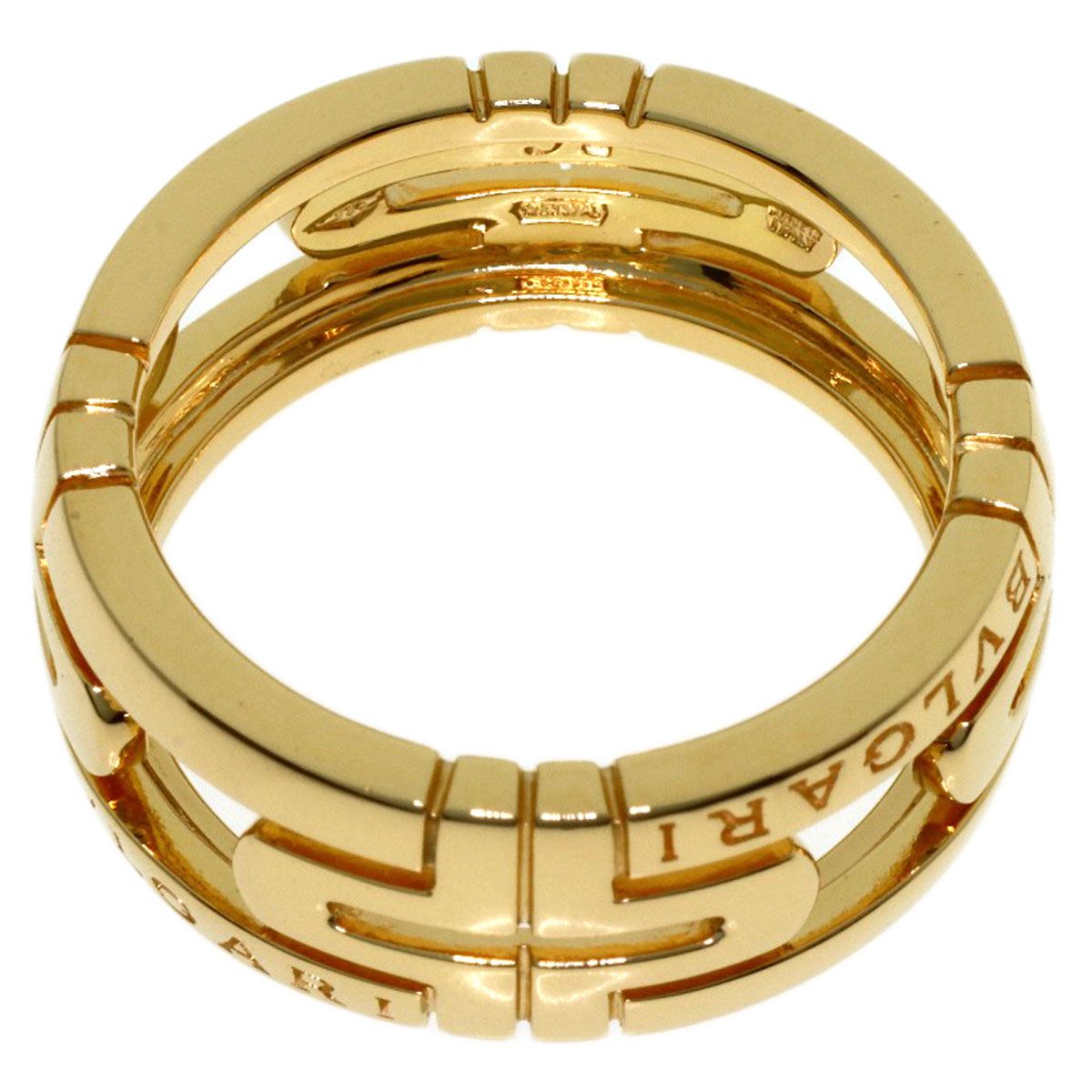 Bvlgari Parentesi Openwork 52 Ring 18k Yellow Gold — view 4