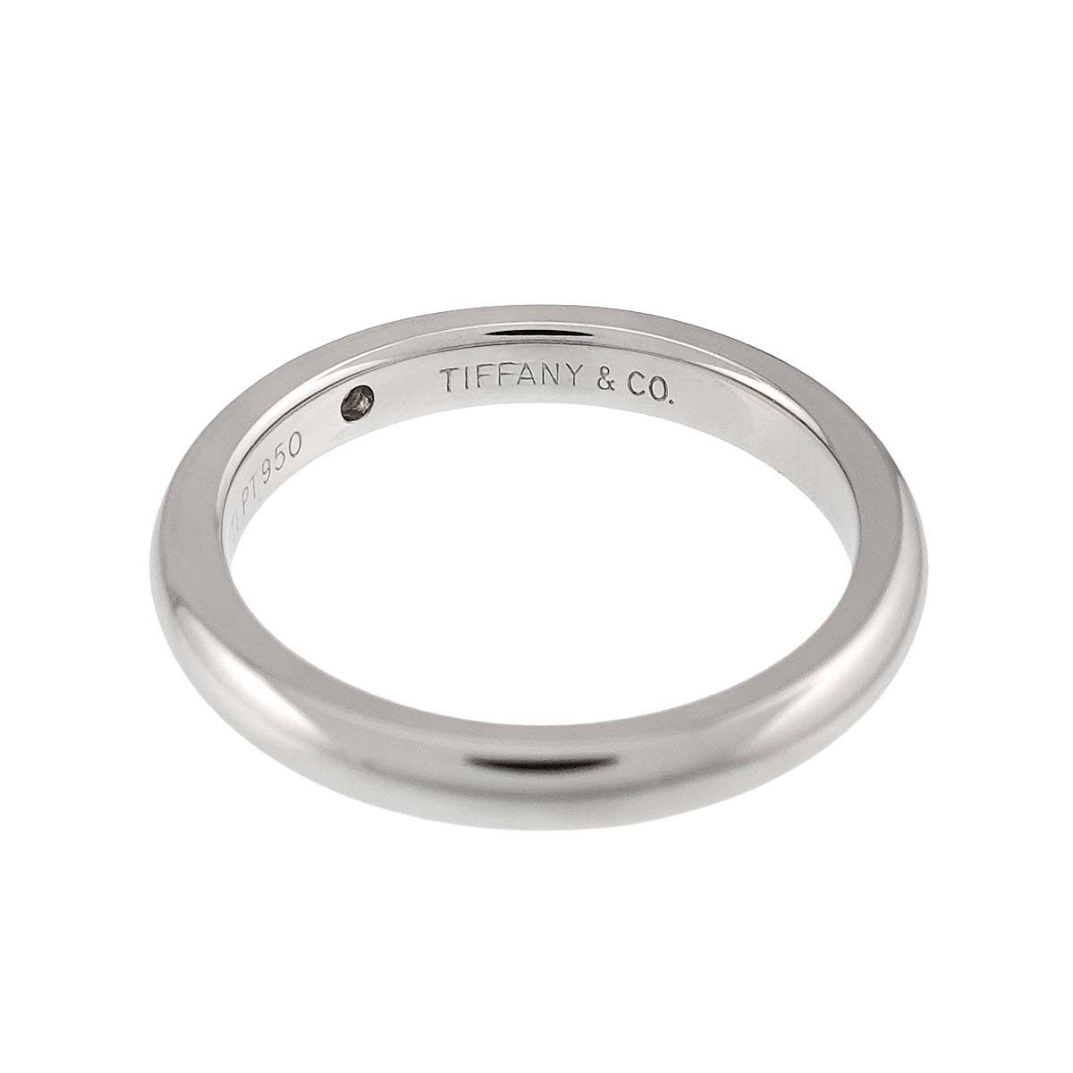 Tiffany & Co Stacking Band Ring Diamond Platinum — view 3