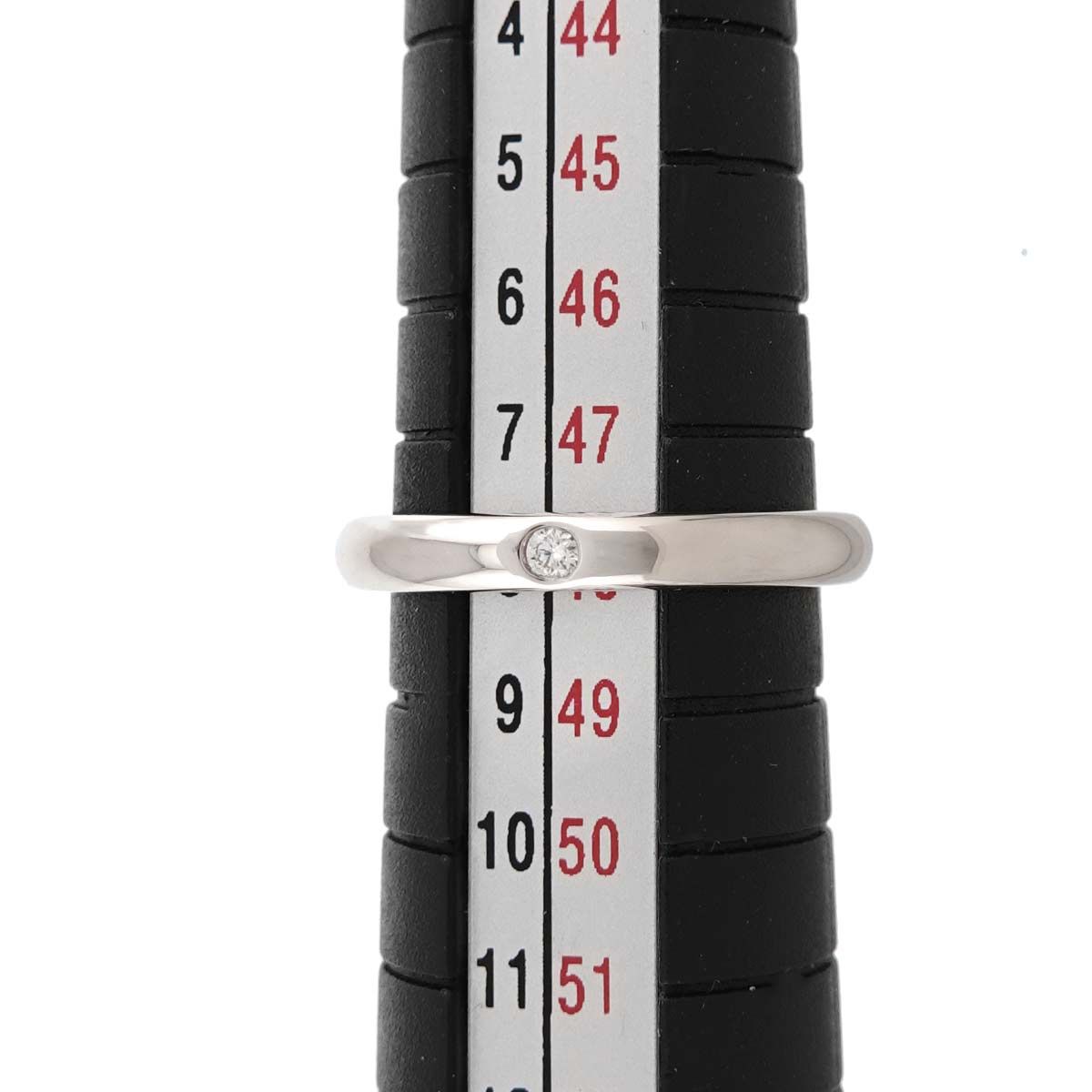 Tiffany & Co Stacking Band Ring Diamond Platinum — view 6