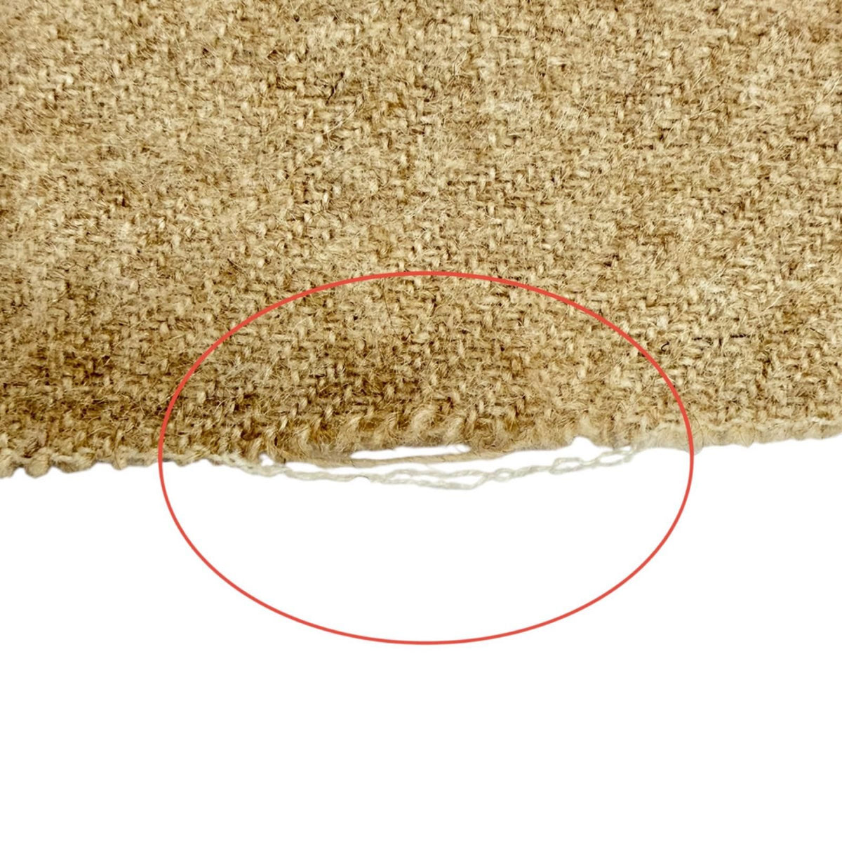 Hermes Cashmere 100% Logo Embroidery Fringe Large Shawl Throw Blanket Beige — view 6