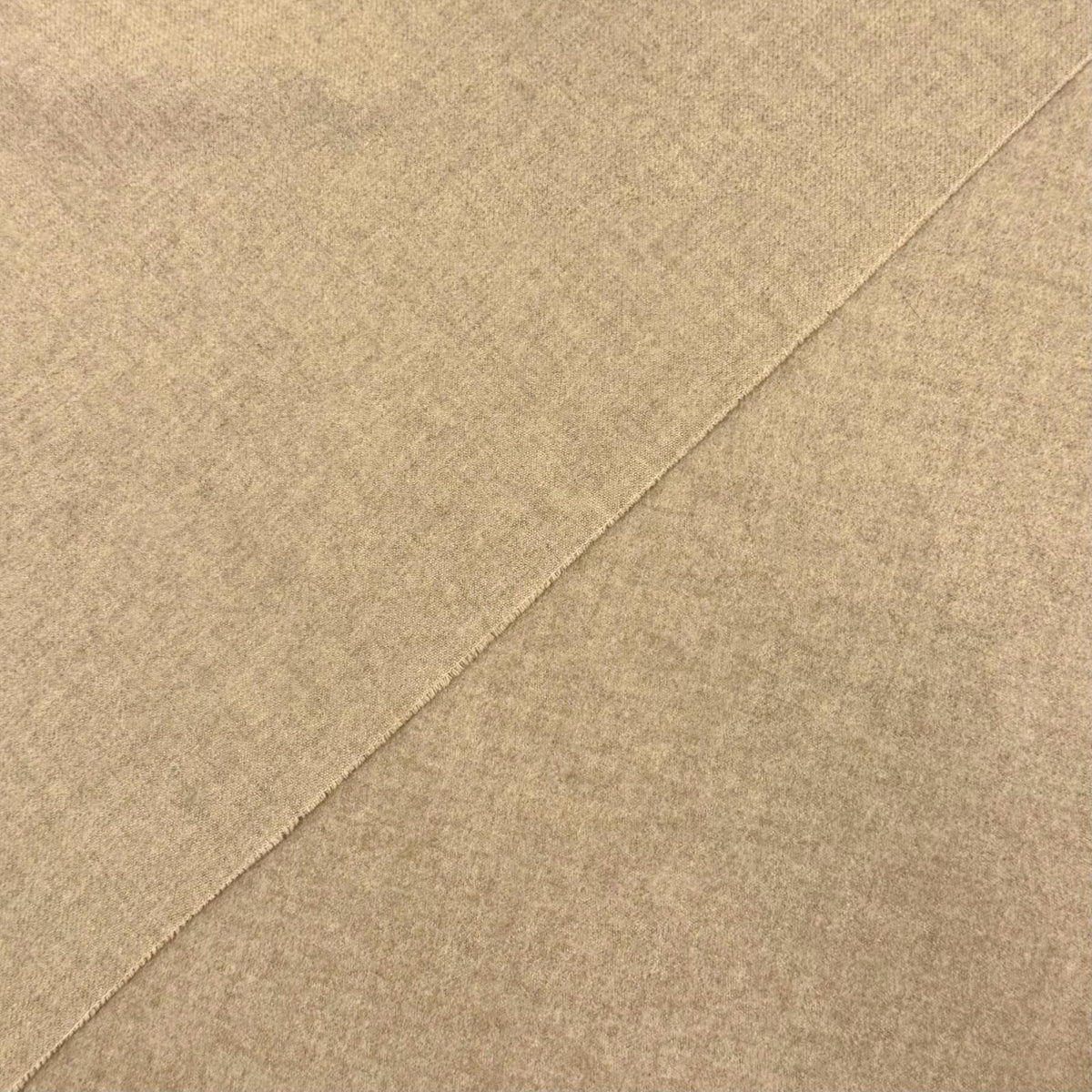 Hermes Cashmere 100% Logo Embroidery Fringe Large Shawl Throw Blanket Beige — view 4