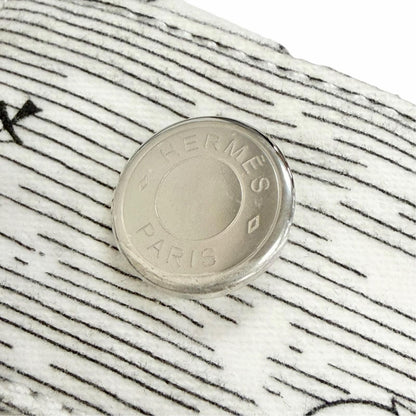 Hermes Astrology Remix Cotton 100% Logo Leather Patch Sellier Buttons Pencil — view 6