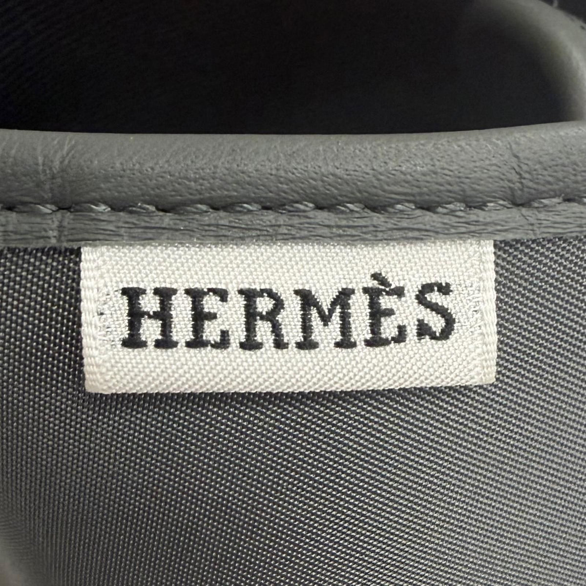 Hermes Express Lace-up High Top Sneakers Charcoal Gray — view 8