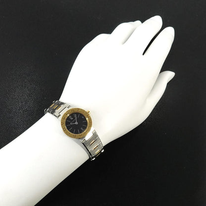 Bvlgari Watch Date Black YG Quartz — view 3