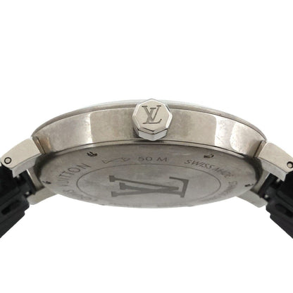 Louis Vuitton Tambour Slim Monogram Macassar GM Watch Date Quartz — view 5