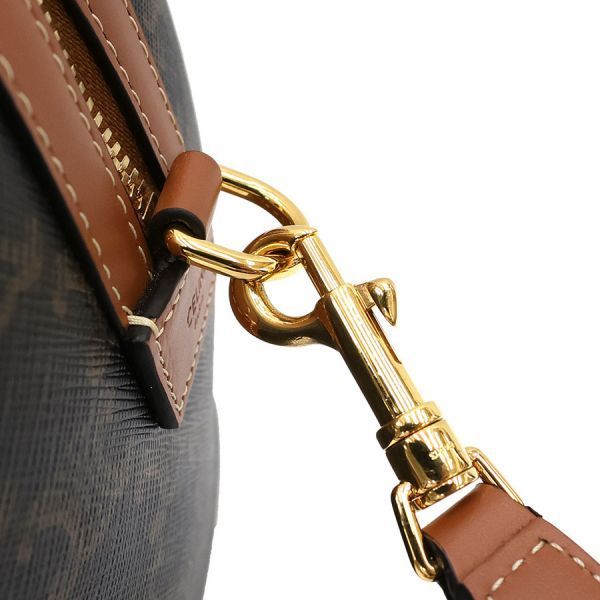 Celine Medium Boston Triomphe Canvas &calfskin — view 8