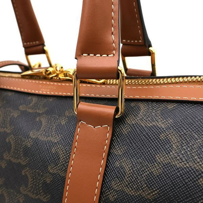 Celine Medium Boston Triomphe Canvas &calfskin — view 6