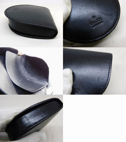 Gucci Coin Purse Leather Black — view 4