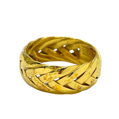 Loewe Braided Ring Gold