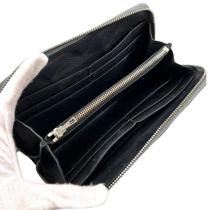 Loewe Puzzle Anagram Wallet Calfskin Blue — view 7