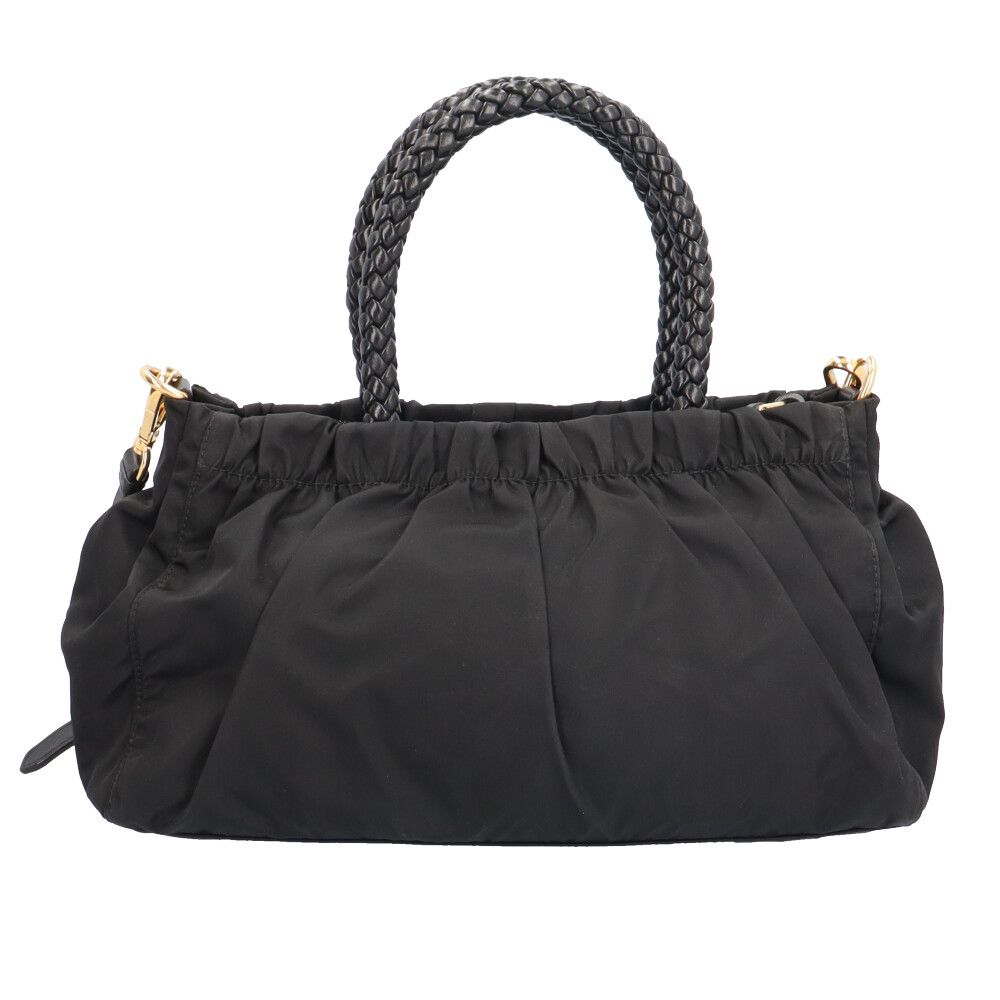 Prada Shoulder Bag Nylon Black — view 3