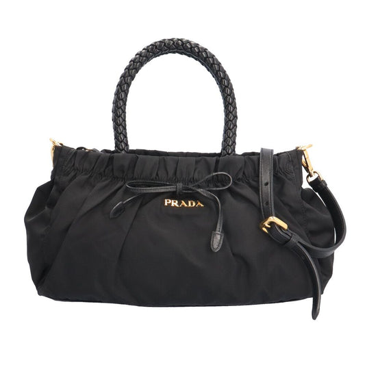 Prada Shoulder Bag Nylon Black