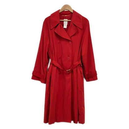 Celine Trench Coat M Red Long Sleeve Spring Fall 40