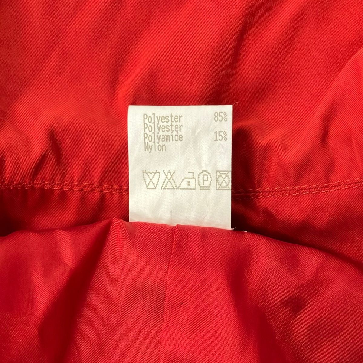 Celine Trench Coat M Red Long Sleeve Spring Fall 40 — view 4